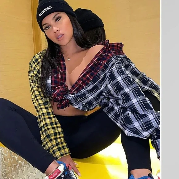 Fashion Nova | Off Line Plaid Top - Picture 10 of 10